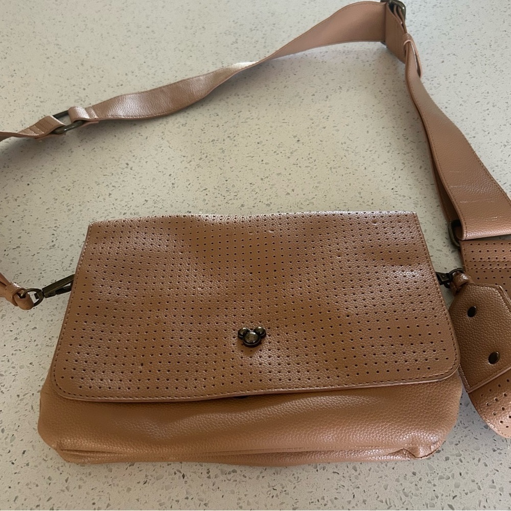 Disney Tan Perforated Women's crossbody Bag